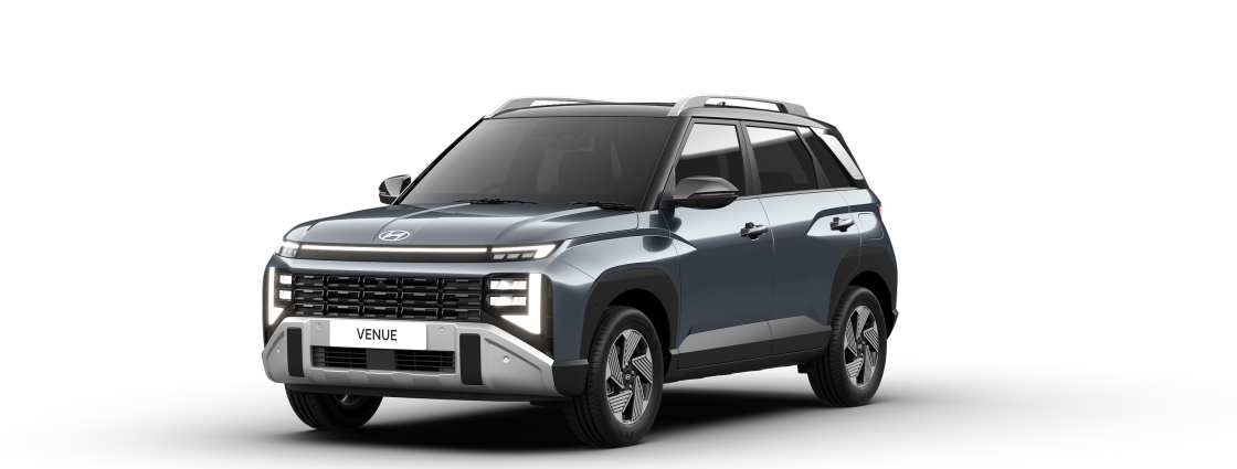 Hazel Blue with Abyss Black Roof