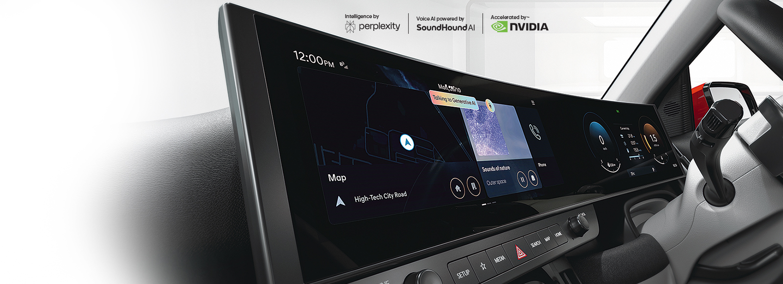 Hyundai Bayon dual 12.3-inch curved panoramic displays