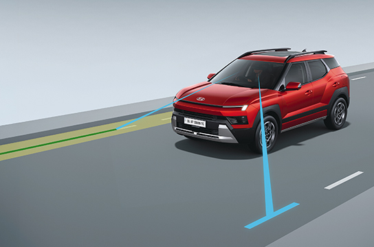 Hyundai Bayon Lane Following Assist