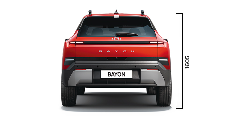 Hyundai Bayon rear view