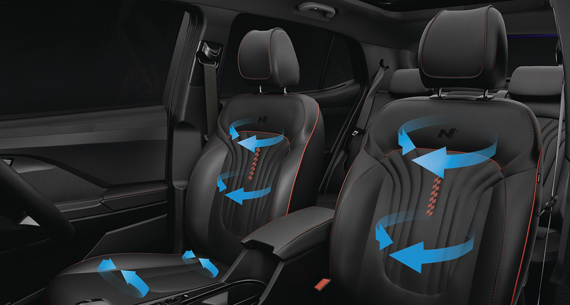 Hyundai New CRETA N LINE Front Row Ventilated Seats