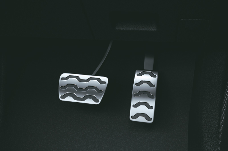 Sporty Metal Pedals