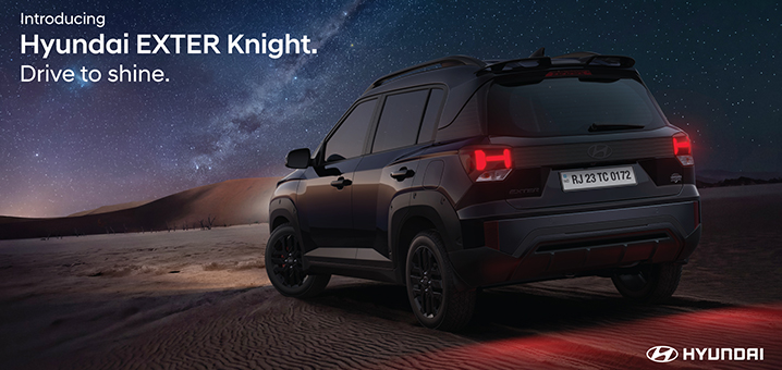 Hyundai Motor India Launches the new Hyundai EXTER Knight with Exclusive Black Styling