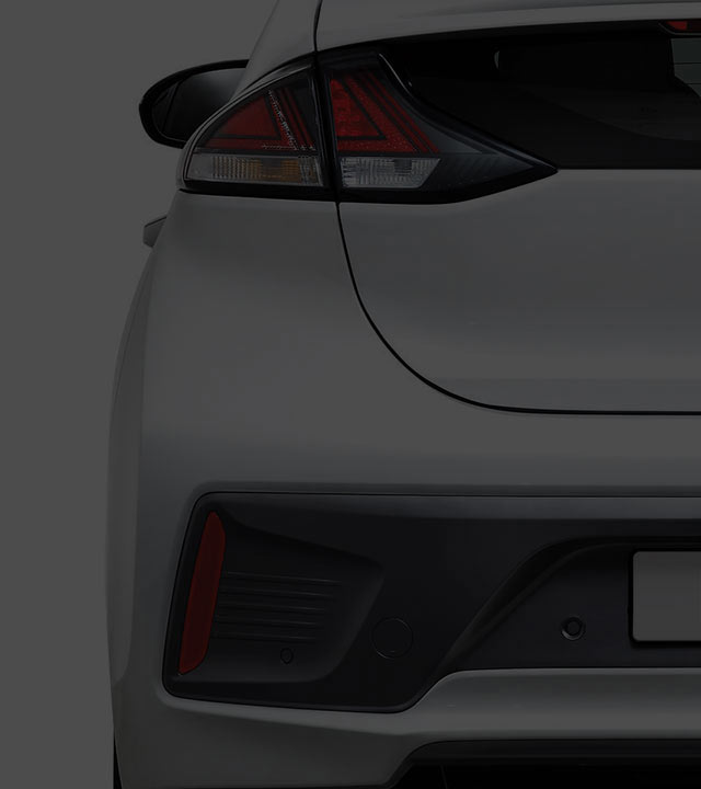 IONIQ electric exterior rear design