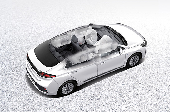 IONIQ electric 7-airbag system