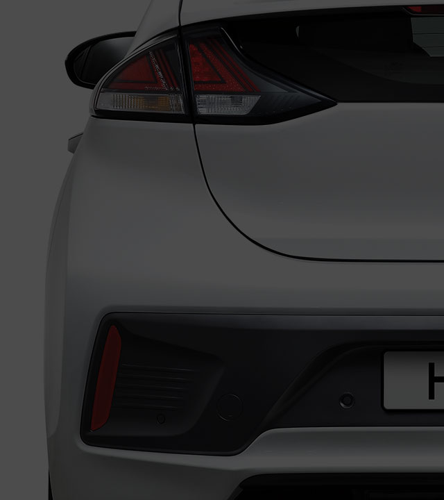 IONIQ hybrid exterior rear design