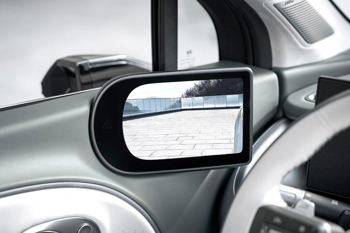 IONIQ 9's compact digital side mirror