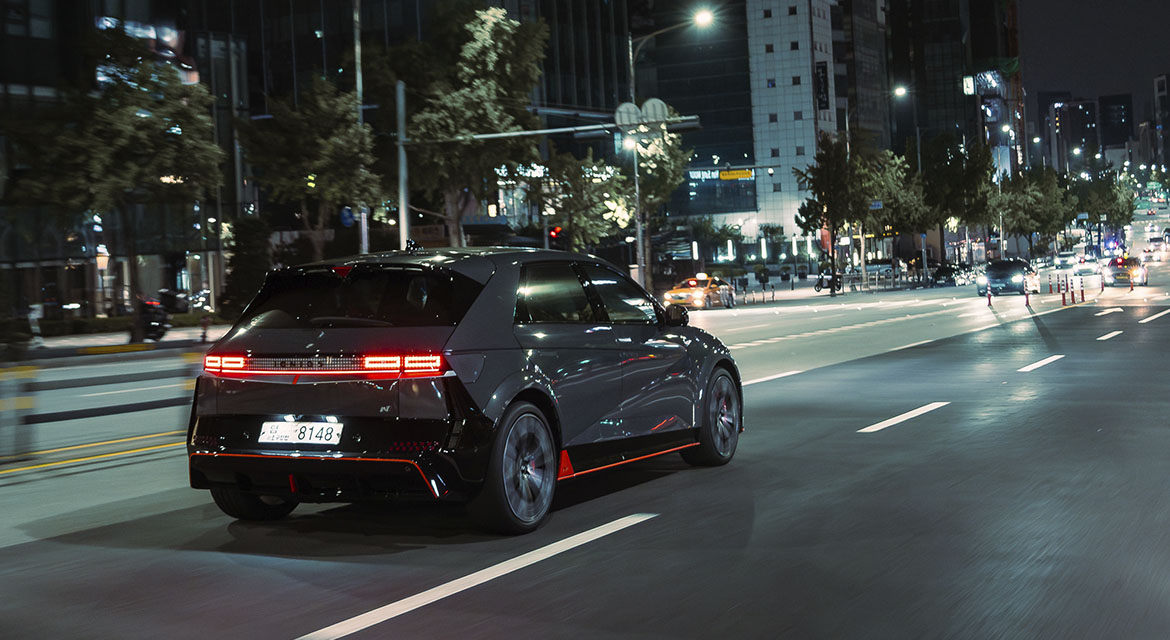 Seoul’s wide city thoroughfares take on a different feel at night as traffic subsides