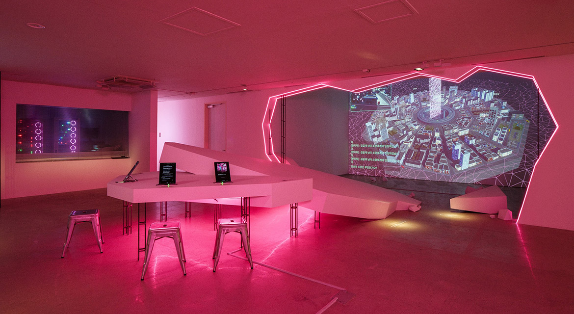 Installation view of Wish Office, The Wishes, 2024