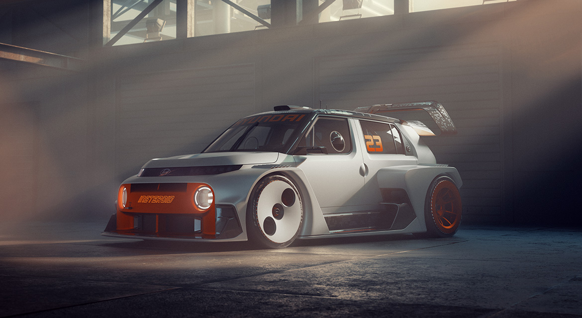 INSTEROID, A Sporty Gaming-Inspired EV Design Fantasy