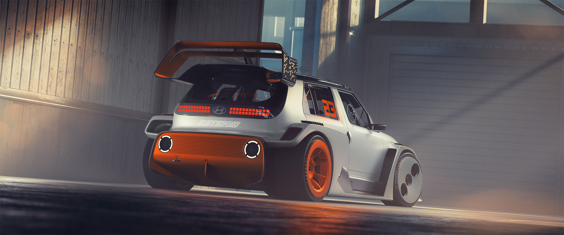 INSTEROID, A Sporty Gaming-Inspired EV Design Fantasy