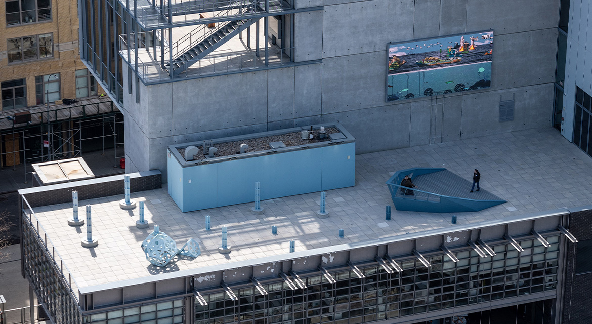 Hyundai Terrace Commission: Marina Zurkow: The River is a Circle, 2025. Photo: Timothy Schenck