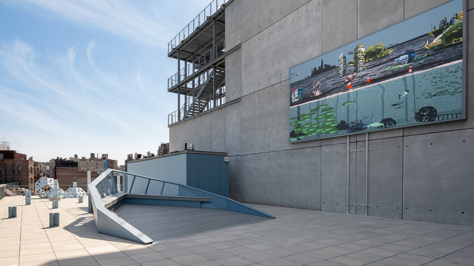Hyundai Terrace Commission: Marina Zurkow: The River is a Circle, 2025. Photo: Filip Wolak
