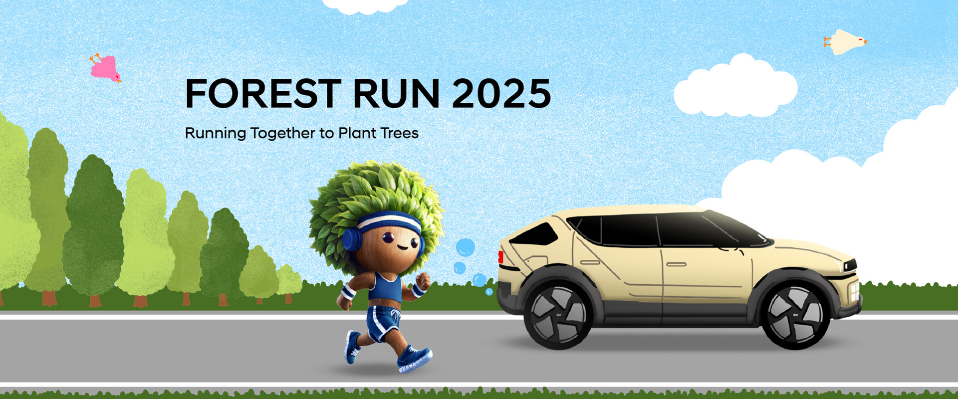 Hyundai Motor Unveils ‘Forest Run 2025’ to Plant Trees