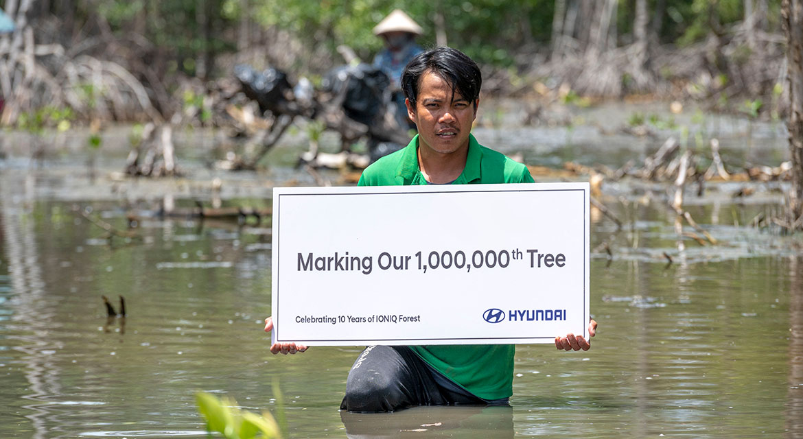 IONIQ Forest marks 1 million trees milestone