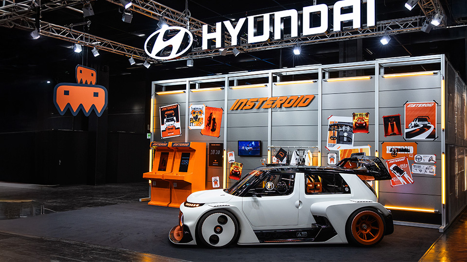 Hyundai Motor Brings Retro Arcade Fun With INSTEROID Concept Car to gamescom 2025