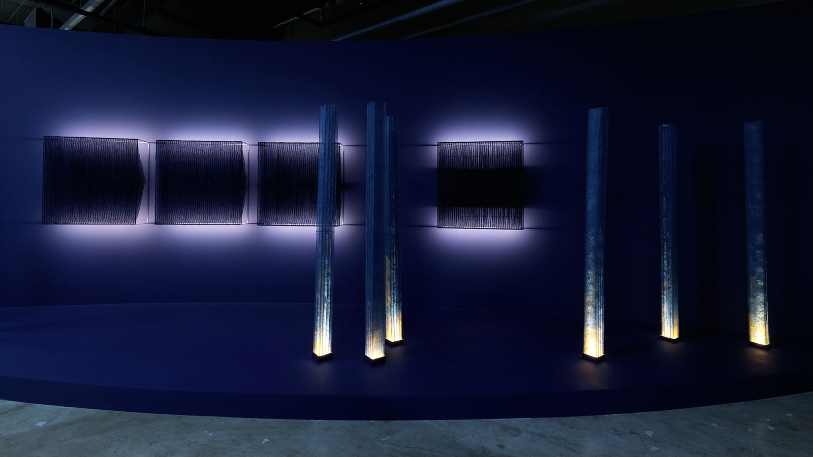 Yeonsoon Chang, Worincheongang I, 2025, installation view in Hyundai Translocal Series: Entangled and Woven, Cheongju Craft Biennale 2025