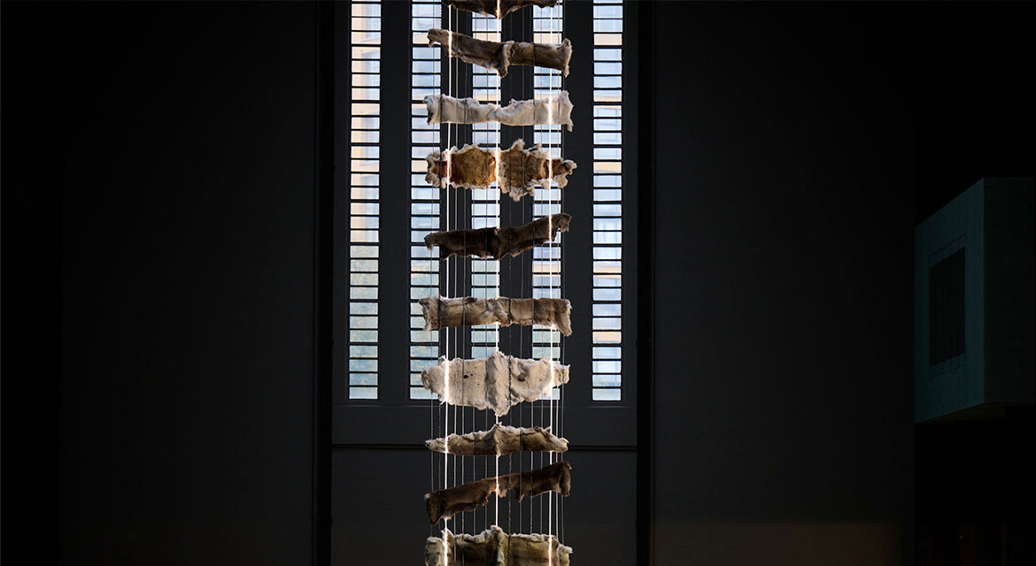 Hyundai Commission: Máret Ánne Sara: Goavve-Geabbil, Installation View at Tate Modern