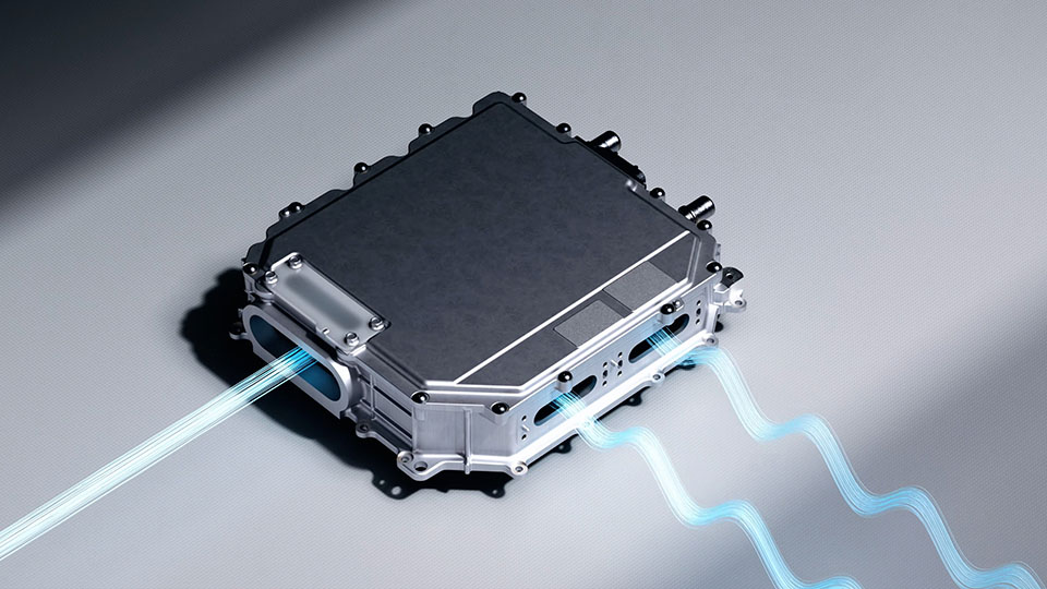 An EV’s power output depends on the voltage and current the battery can deliver to the motor (or motors) via the inverter.
