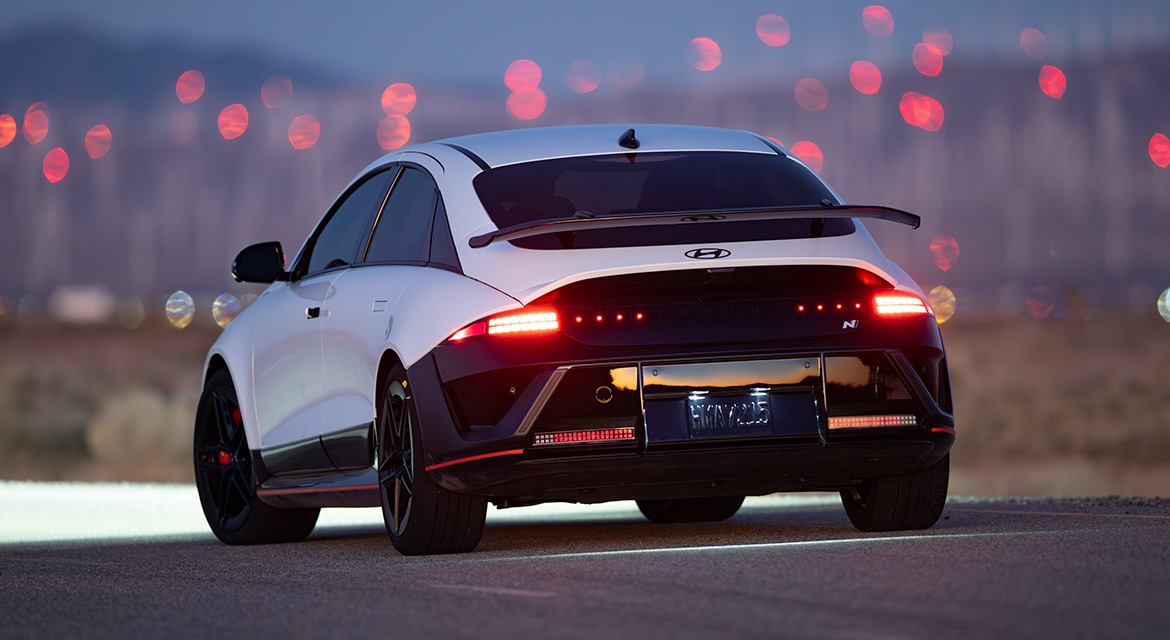 Hyundai IONIQ 6 N depicted