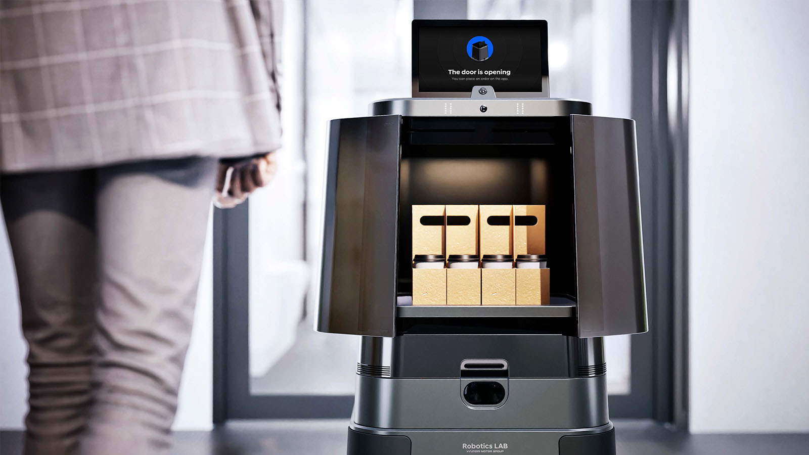 an advanced delivery robot