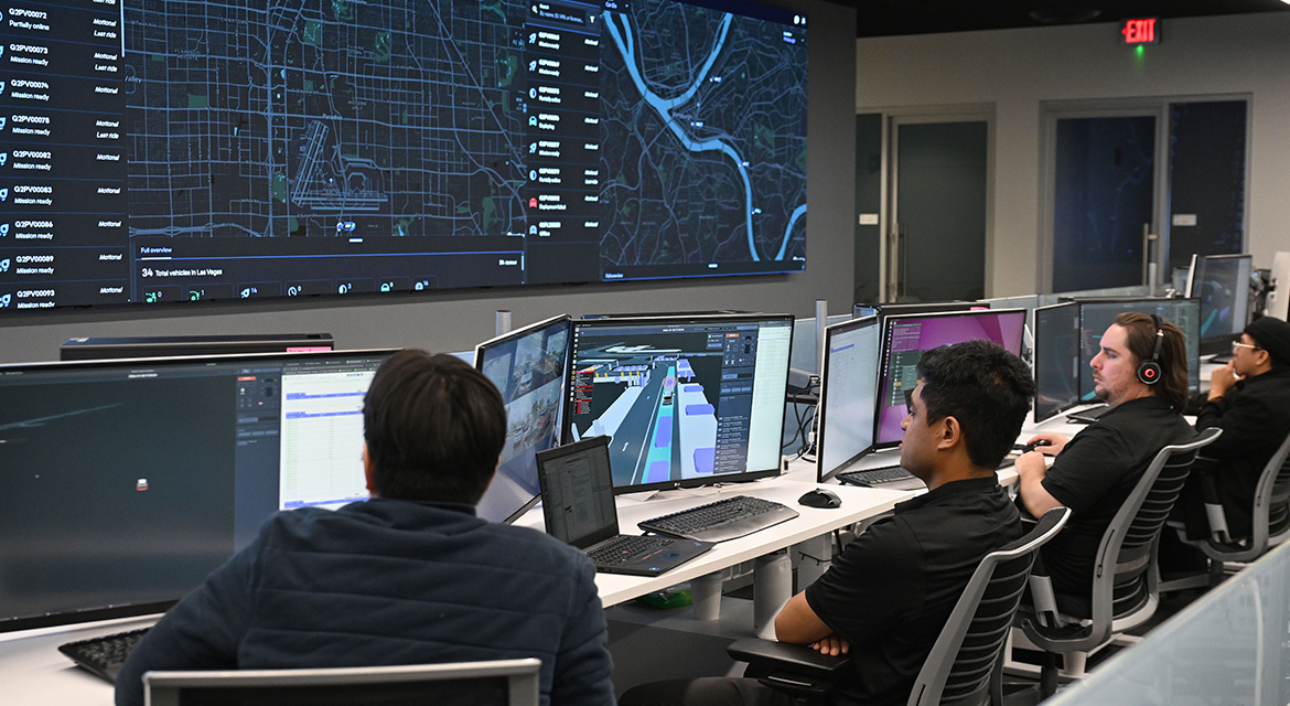 Motional data engineeers oversee robotaxi driverless operations in Las Vegas