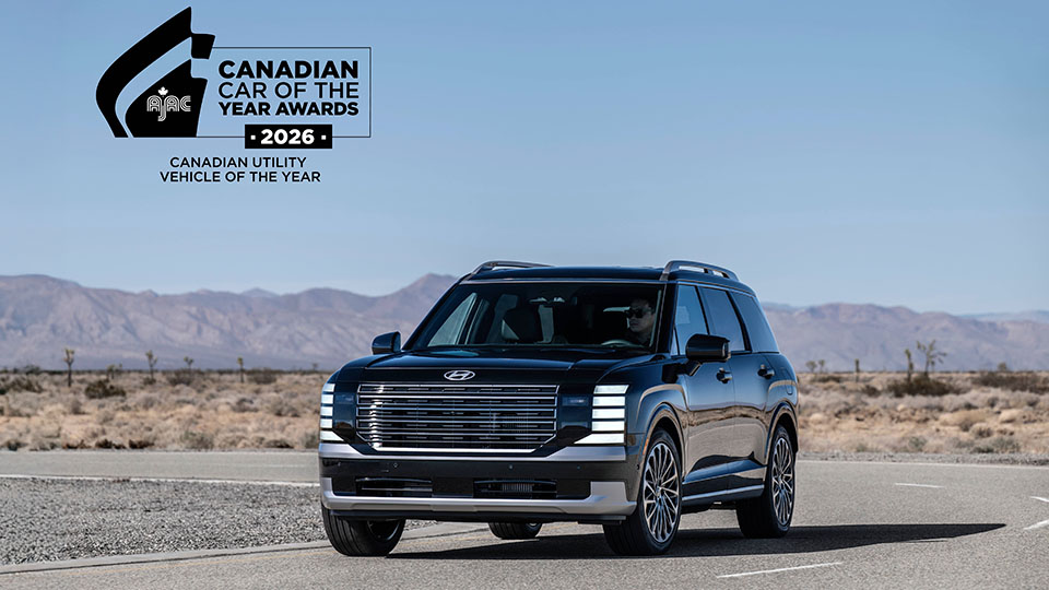 Hyundai PALISADE Crowned 2026 Canadian Utility Vehicle of the Year
