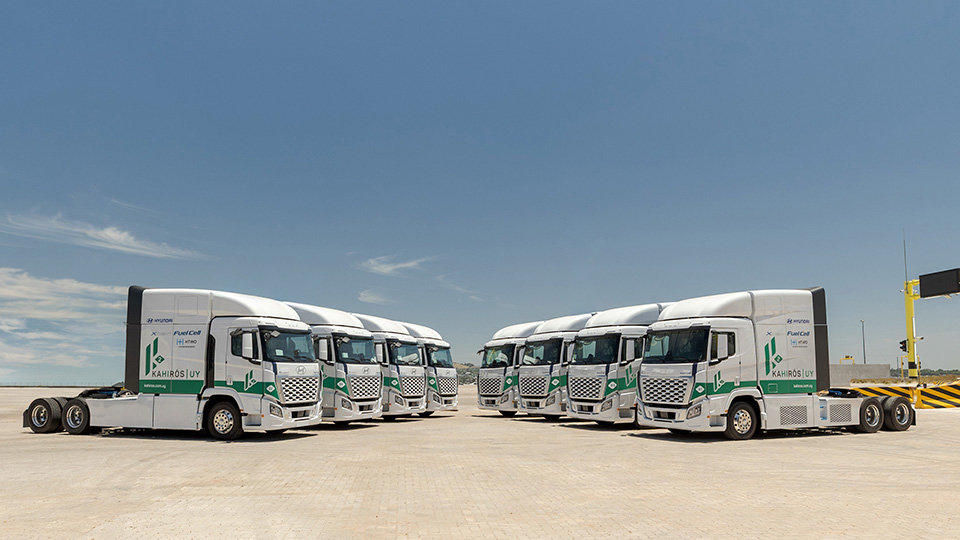 Hyundai Motor Introduces XCIENT Fuel Cell Truck Fleet in South America to Drive Zero Tailpipe Emissions Logistics in Uruguay