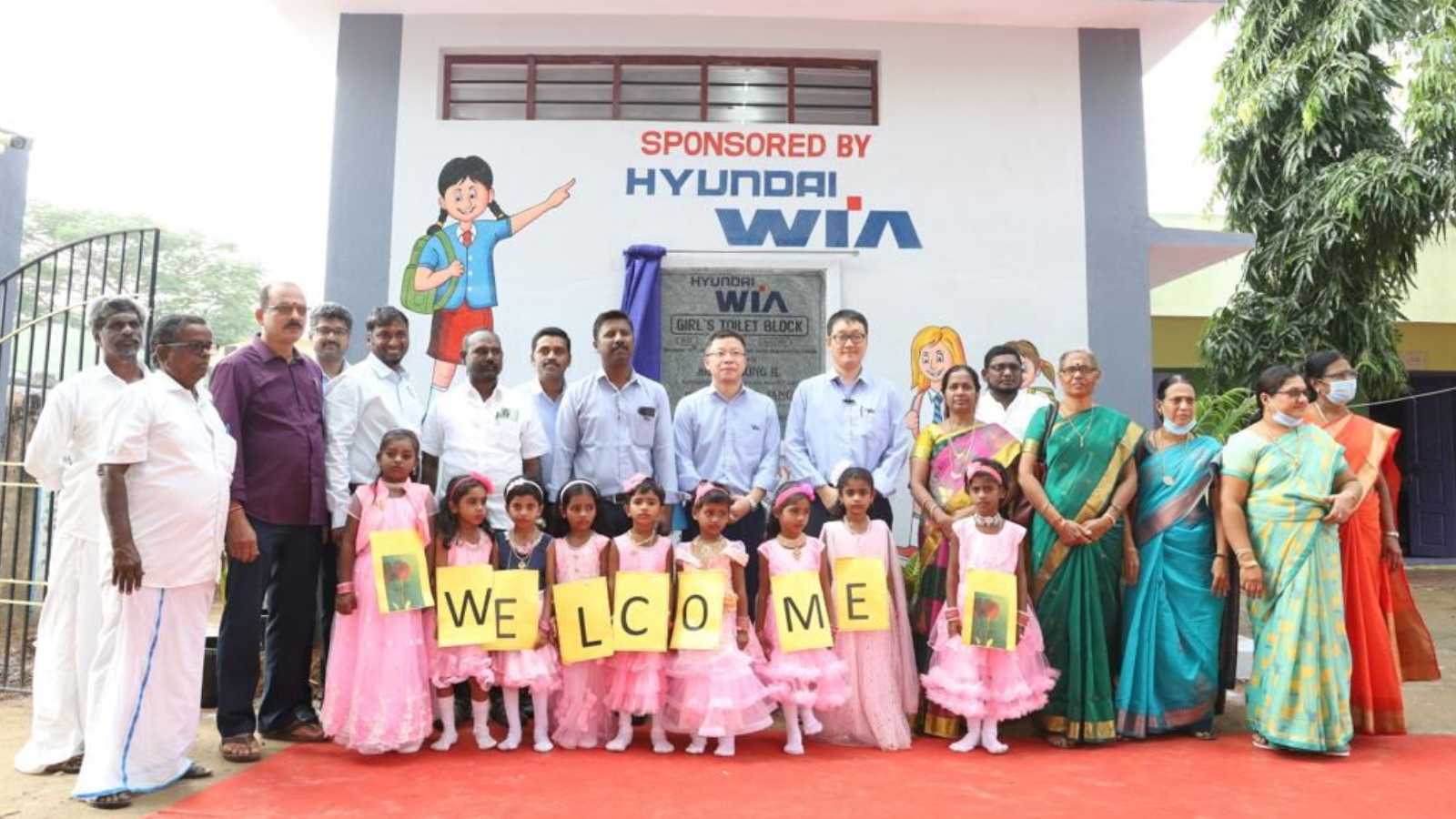 CSR activity by Hyundai Wia