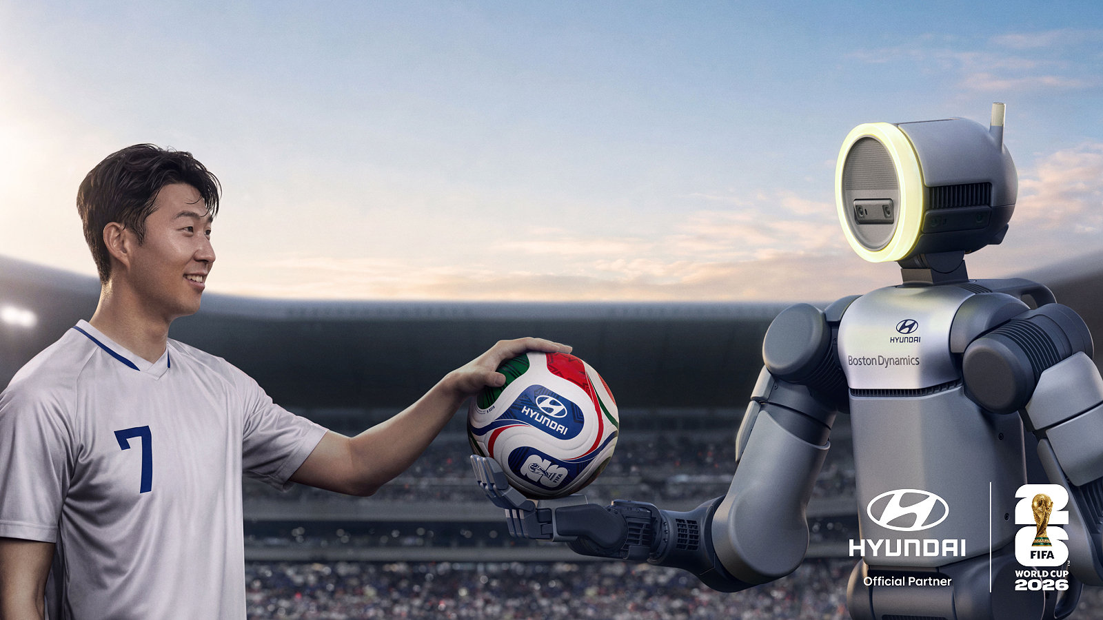 Hyundai Motor Company unveiled its FIFA World Cup 2026™ global campaign video “Next Starts Now”. The 60-second cinematic brand film features next-generation football (soccer) talents alongside Son Heung-min and Boston Dynamics’ Atlas® robot.