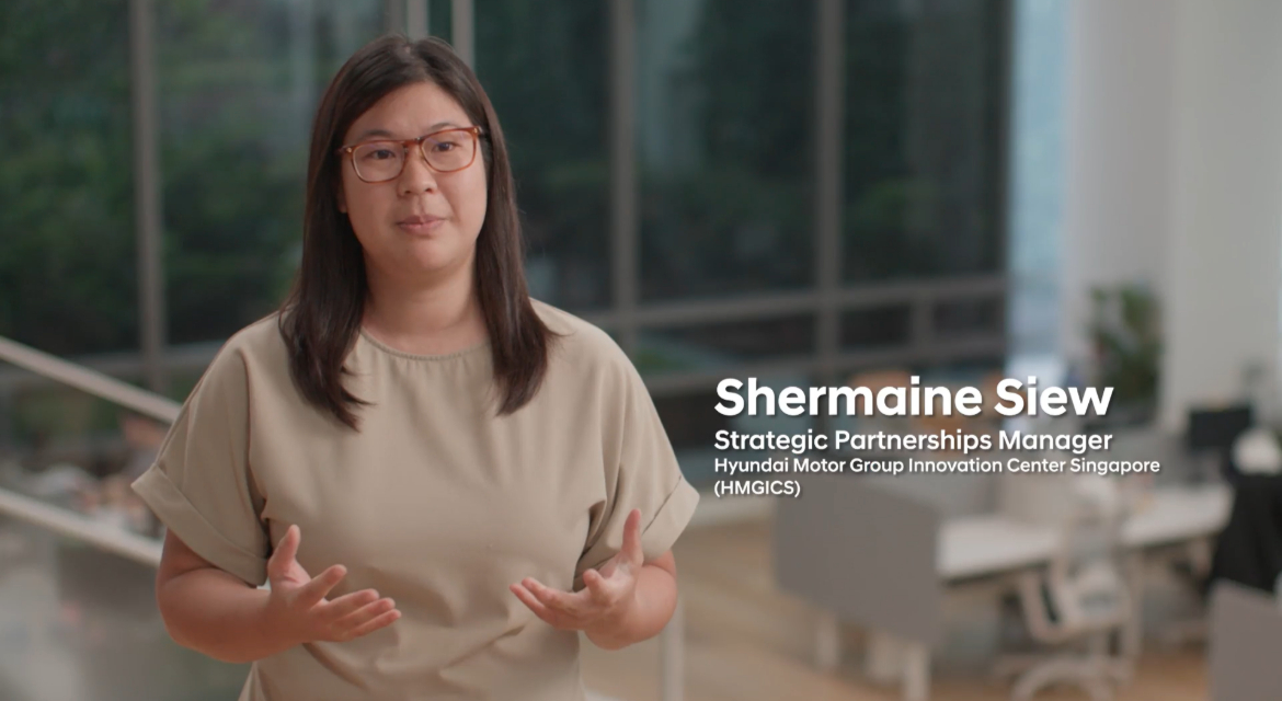 “We’ve been doing the Hyundai Motor Group Hackathon since 2022. It’s always been a platform to allow young people to embolden themselves, to develop ideas and translate them into solutions to meet real-world problems.” Shermaine Siew, Strategic Partnership Manager at HMGICS